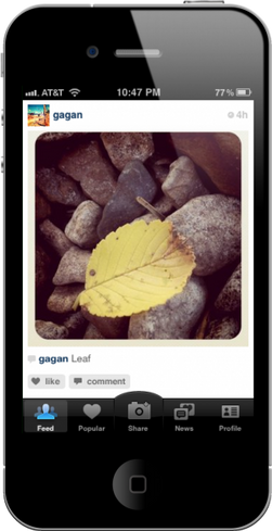 Instagram lar deg legge kule effekter på bildene du tar med mobilkameraet, før du deler bildene med venner og bekjente.