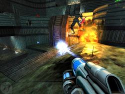 Nexuiz ligner mye på de gamle Unreal Tournament-spillene.