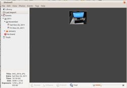 Shotwell gjør det veldig enkelt og greit å laste ned bilder fra kameraet ditt.