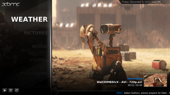 XBMC er både lekkert å se på, og kan spille av de aller fleste formatene.