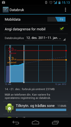 Finner du frem til denne siden i Android 4.0 kan du spare mange penger i utlandet.