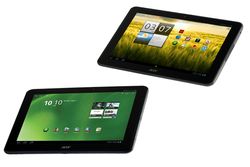 Acer Iconia Tab A200 (øverst) og A700.
