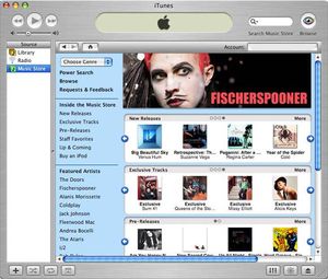 iTunes Store ble lansert i 2003, og er i dag den største forhandleren av musikk i blant annet USA.