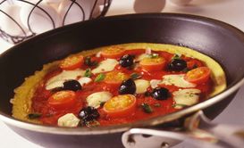 Dagens rett: 
					
	





	Pizzaomelett