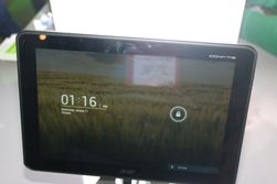 Android-nettbrettet Acer Iconia Tab 510 har en firekjerners Tegra 3-prosessor og vil bli levert med Android 4.0. (Foto: Finn Jarle Kvalheim)