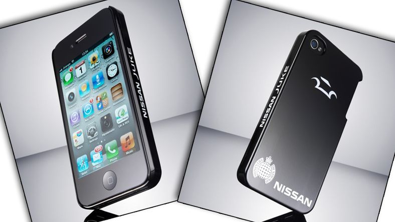 Nissans iPhone-deksel er lakkert i en spesiell lakk som automatisk fjerner riper. (Foto: Nissan)