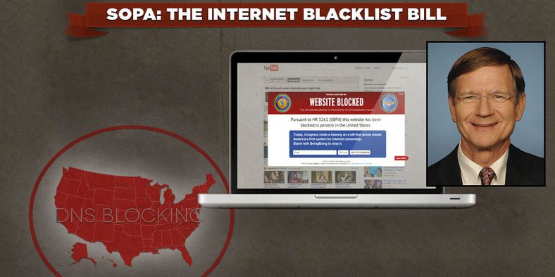 SOPA og PIPA-skaperen, republikaneren Lamar Smith, innfelt