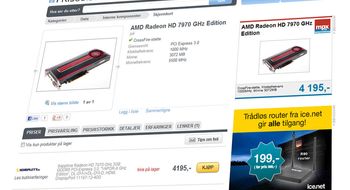 Nå har Radeon HD 7970 GHz Edition fått norsk pris