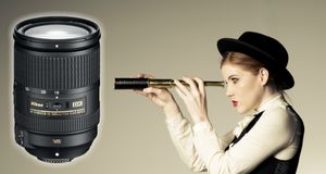 NIKKOR AF-S DX 18 - 300 mm f/3.5-5.6G ED VR Vid og trang på en gang