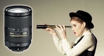 NIKKOR AF-S DX 18 - 300 mm f/3.5-5.6G ED VR Vid og trang på en gang