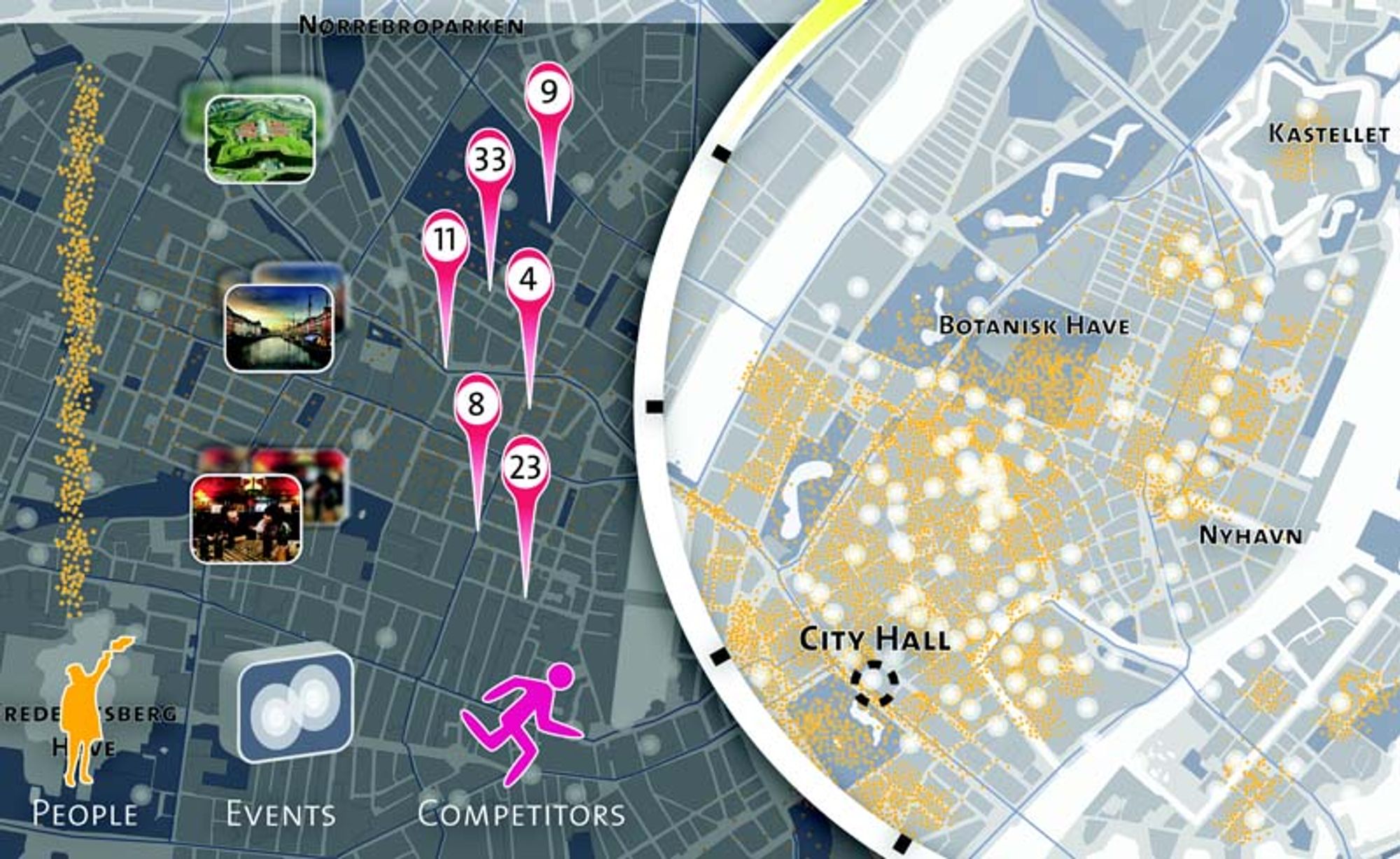 Københavnerne kartlegges av mobilnettet