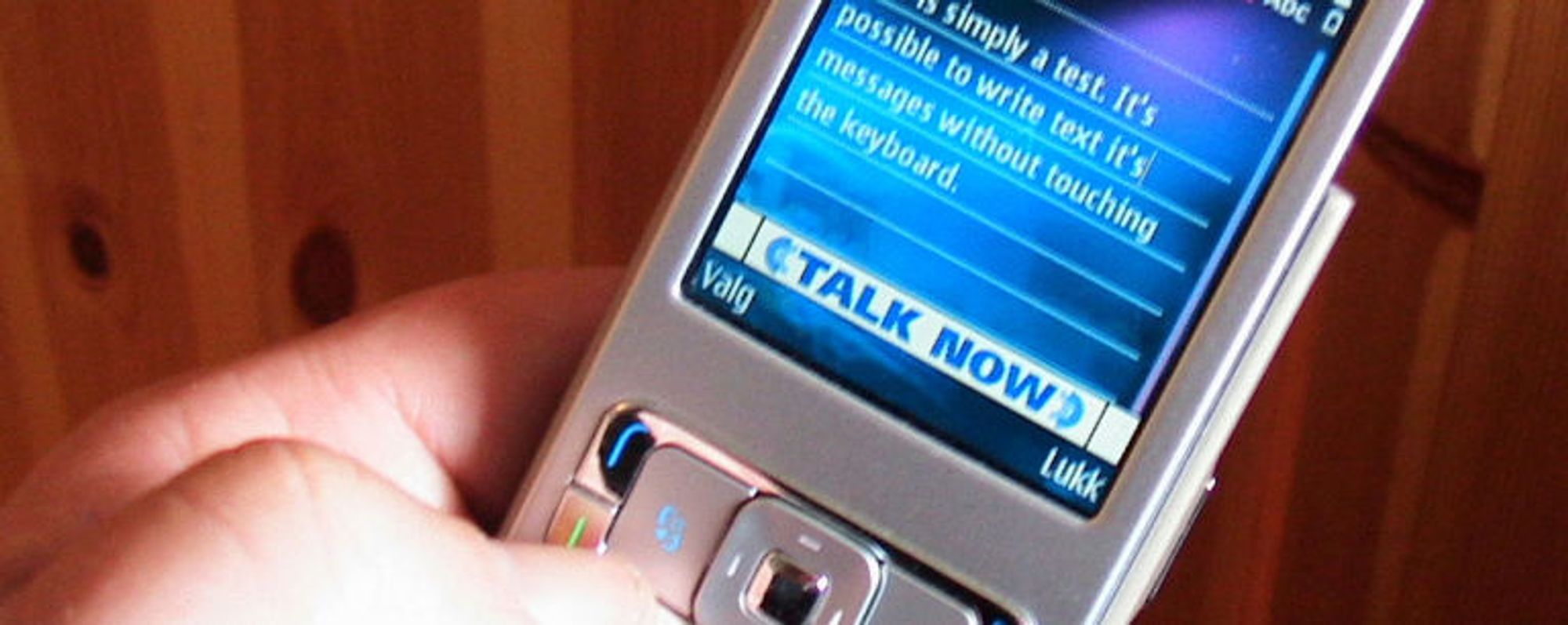 SMS med ett tastetrykk