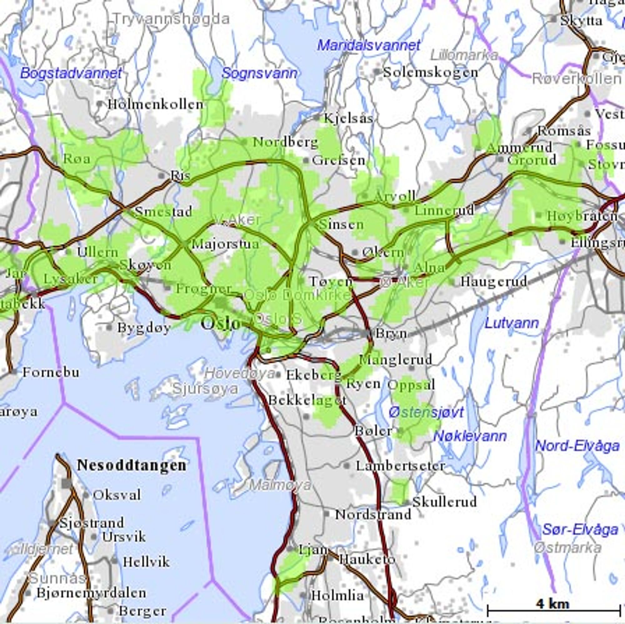 Varierende LTE-opplevelse i Oslo