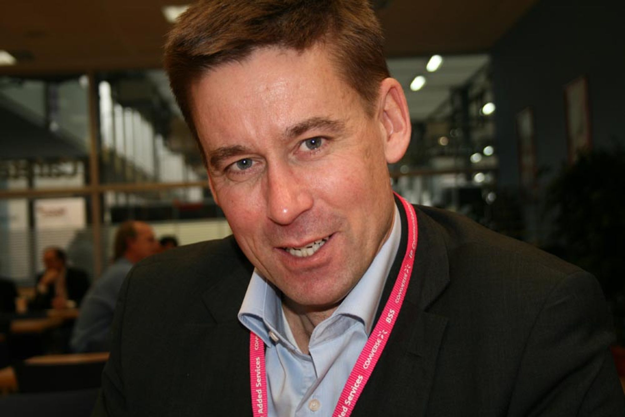  Netcom-sjef August Baumann. 