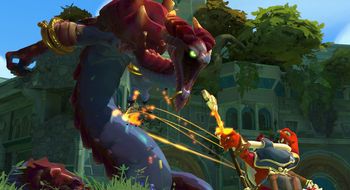 Gigantic snur MOBA-sjangeren på hovudet