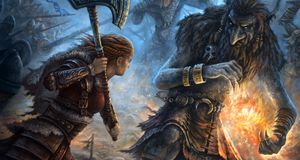 Vikingrollespill lagt på is