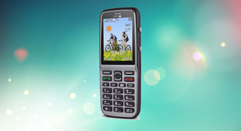 Denne mobilen er enkel i bruk og tåler en støyt