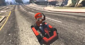 Se Mario Kart bli en smule mer grusomt i Grand Theft Auto V-byen