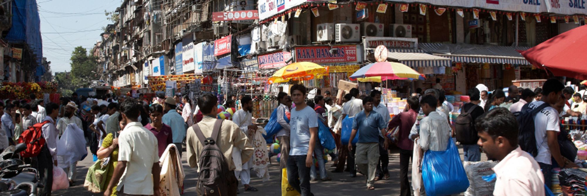 Mumbai er tett befolket og ett av områdene der Telenor jakter på å få leid spektrum.