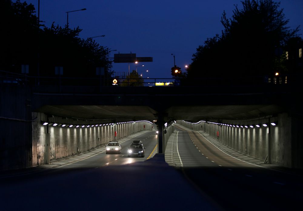 I dag stenges det ene løpet i Smestadtunnelen for rehabilitering. Foto: Vidar Ruud / NTB scanpix