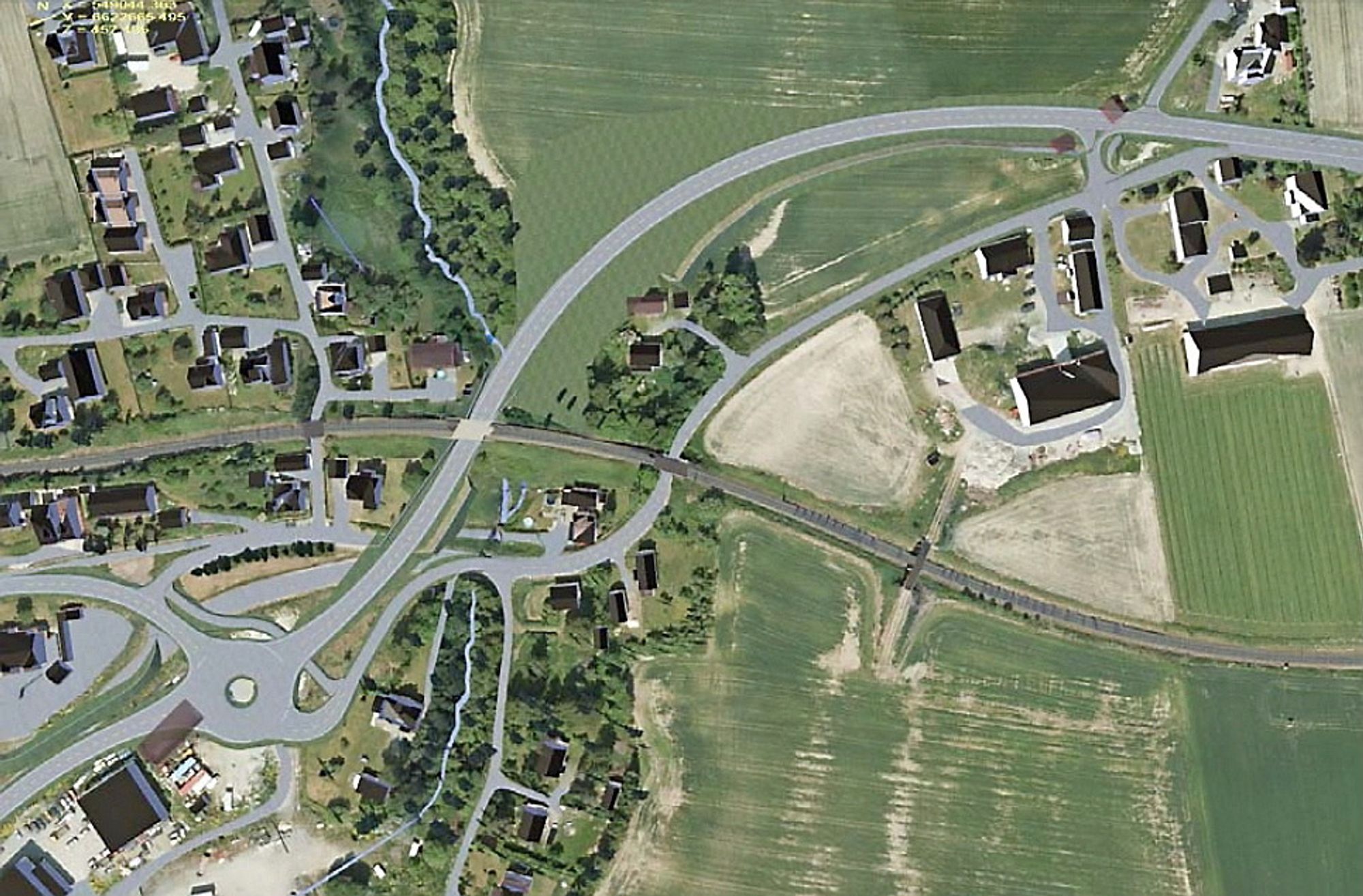 Den trange undergangen midt på bildet blir avløst av den brede til venstre. De som er interessert i jobben, må gi anbud innen 21. september. (Ill: Statens vegvesen)