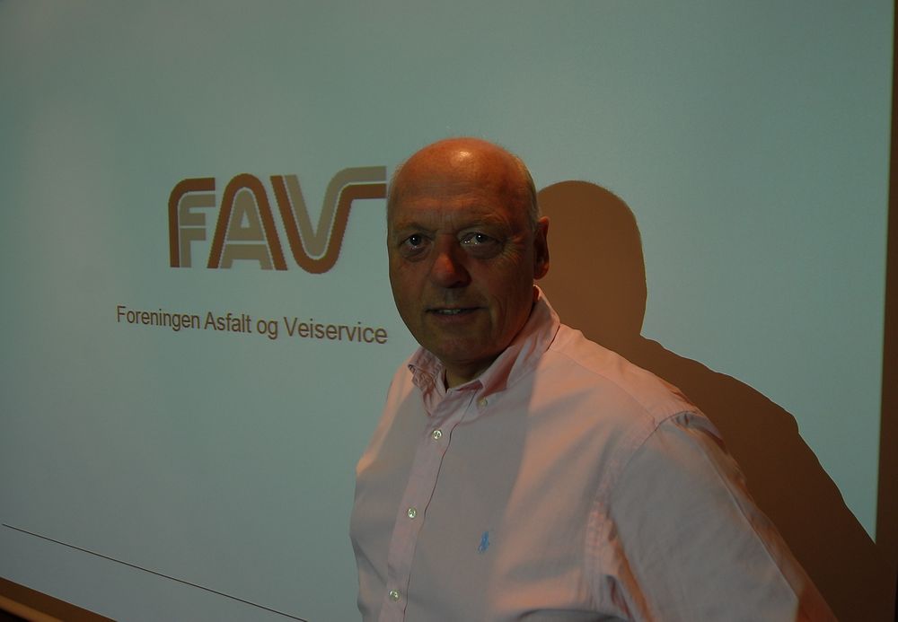 Administrerende direktør i Foreningen Asfalt &amp; Veiservice, Arne Aaberg.