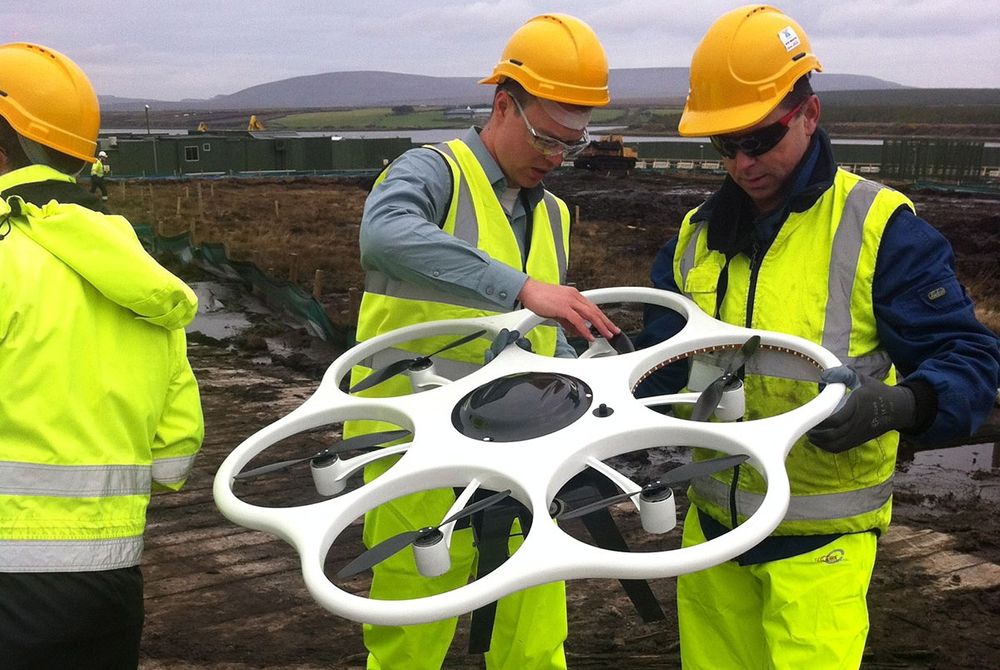 Spesialiserer seg på landmåling med drone