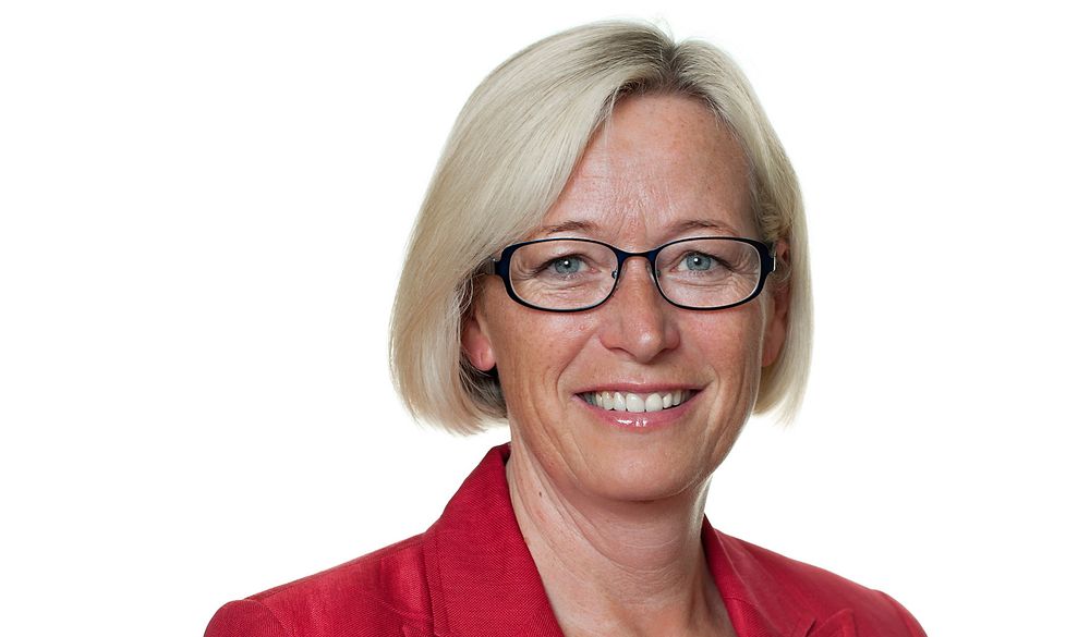 Samferdselsminister Marit Arnstad hadde en relativt liten pott til veger i det reviderte nasjonalbudsjettet.
