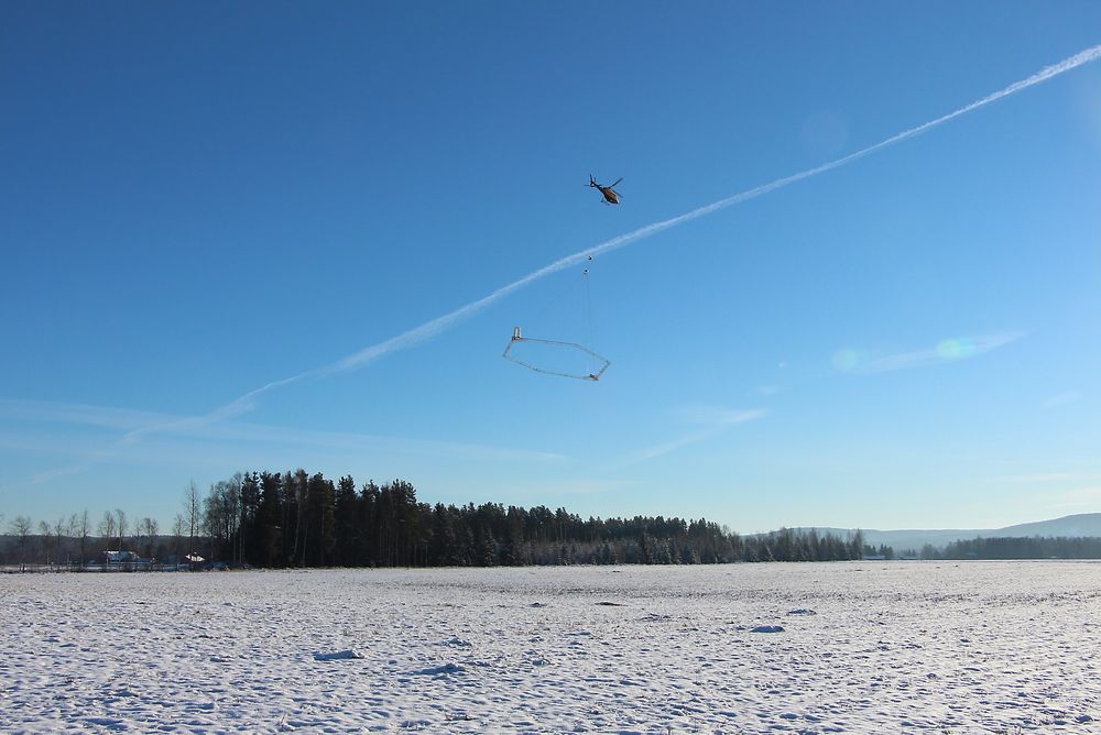 Helikoptermålinger kan revolusjonere metodikken for grunnundersøkelser.