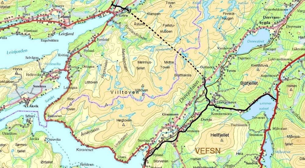Det danske firmaet KB Electrotech leder kampen om kontrakten på elektro- og SRO-installasjoner i tunnelene på ny fylkesveg 78. (Ill.: Statens vegvesen)