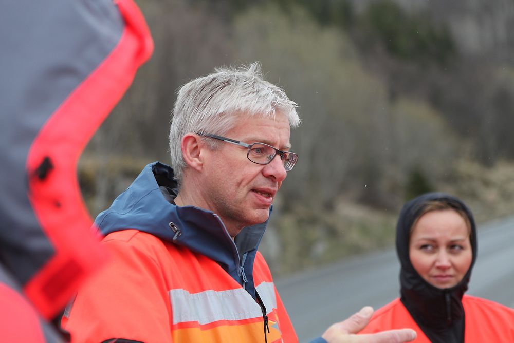 Prosjektleder for E6 Helgelandspakken, Bård Nylund. Foto:Tomas Rolland, Statens vegvesen