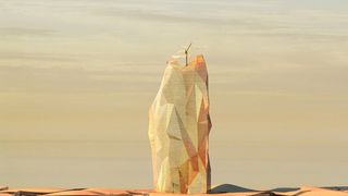 Franske arkitekter vil bygge vertikal by i ørkenen