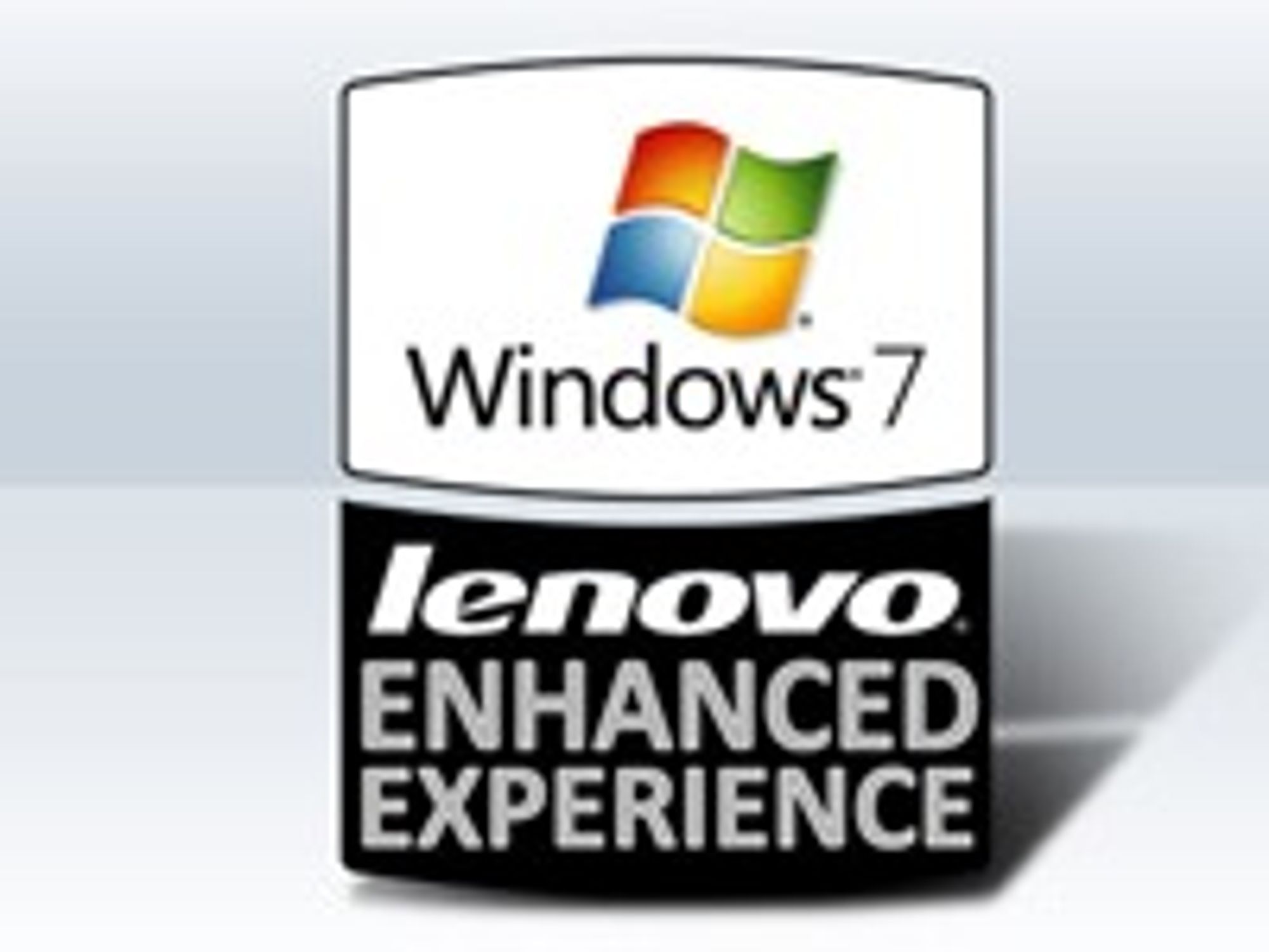 Denne logoen skal vise at pc-en er optimalisert for å kjøre Windows 7 raskere enn andre ellers identisk konfigurerte maskiner.