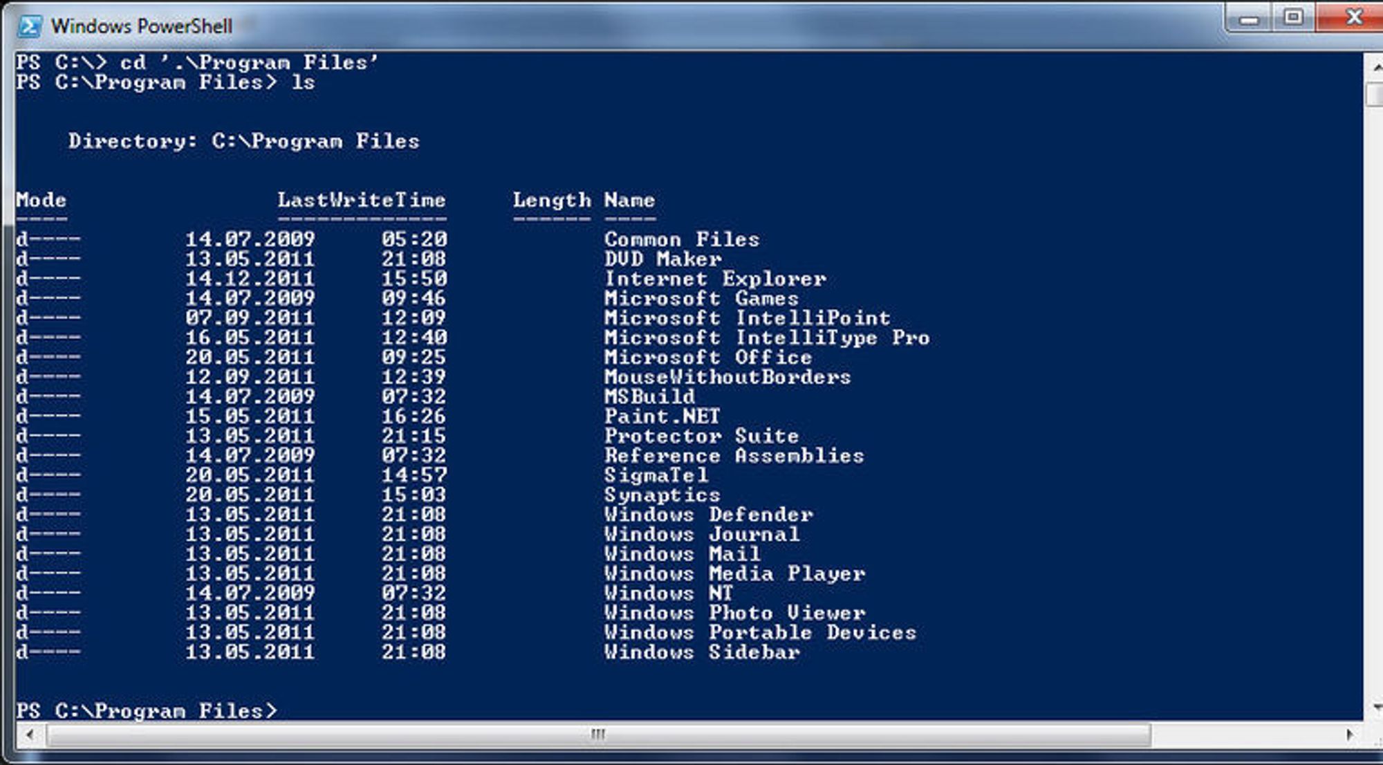 Windows PowerShell blir det grunnleggende grensesnittet til Windows Server 8.