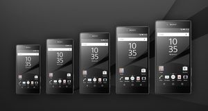 Xperia Z6 Mini, Z6 Compact, Z6, Z6 Plus og Z6 Ultra