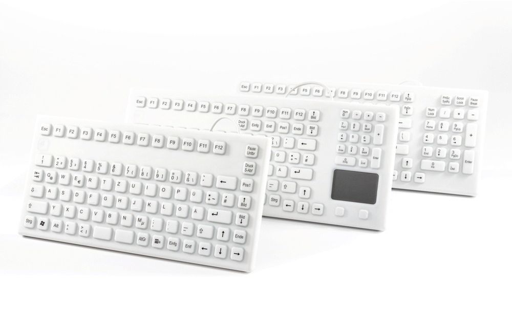 Tastatur med norsk layout og beskyttelsesgrad IP68 for tøffe miljøer.