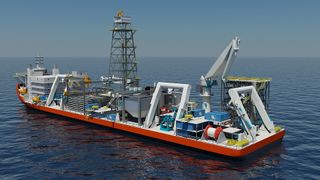 Verdens første spesialskip for gruvedrift på havbunnen får norsk motorkraft