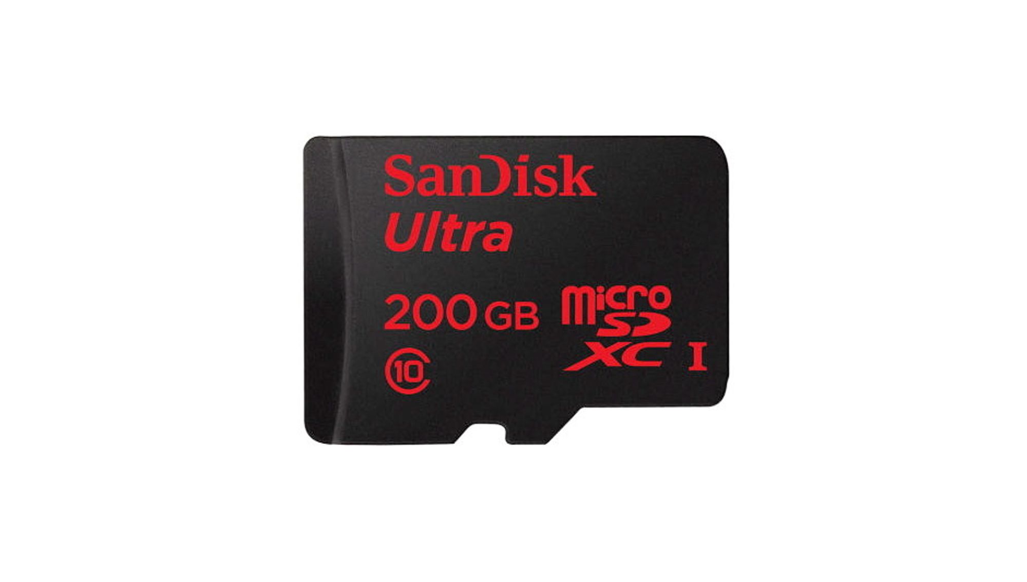 Sandisks nye 200 GB-kort har kapasitet til 40.000 bilder eller 20 timer video i full HD. 