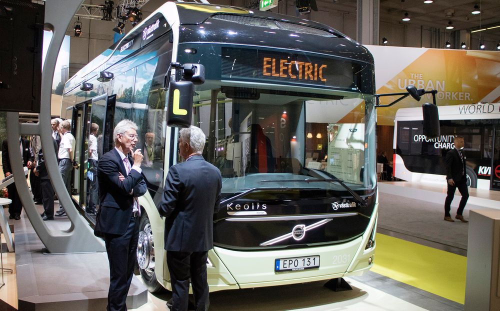Elektrisk Volvo: Volvo introduserte sin helelektriske buss for verden i Milano. Neste uke er den i drift i Göteborg.