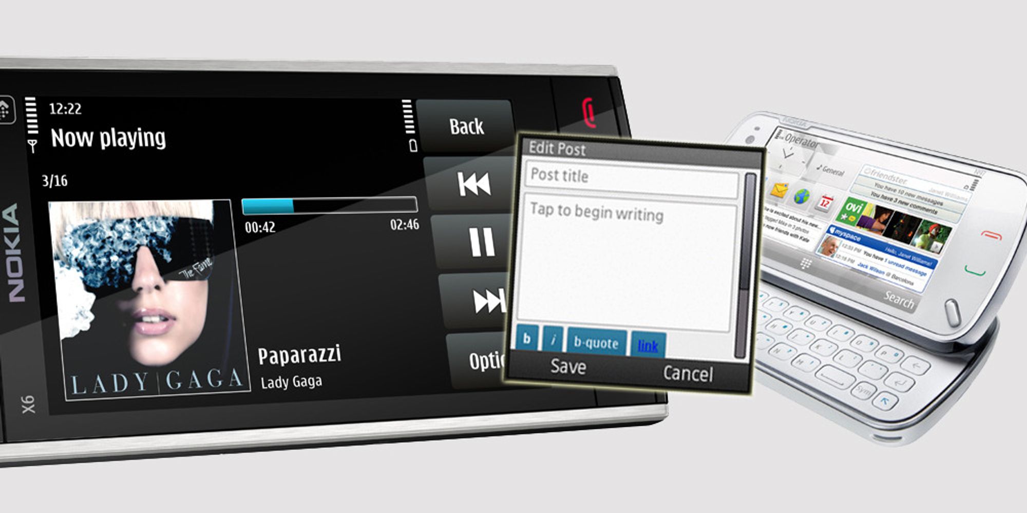 WordPress-app ute til Symbian