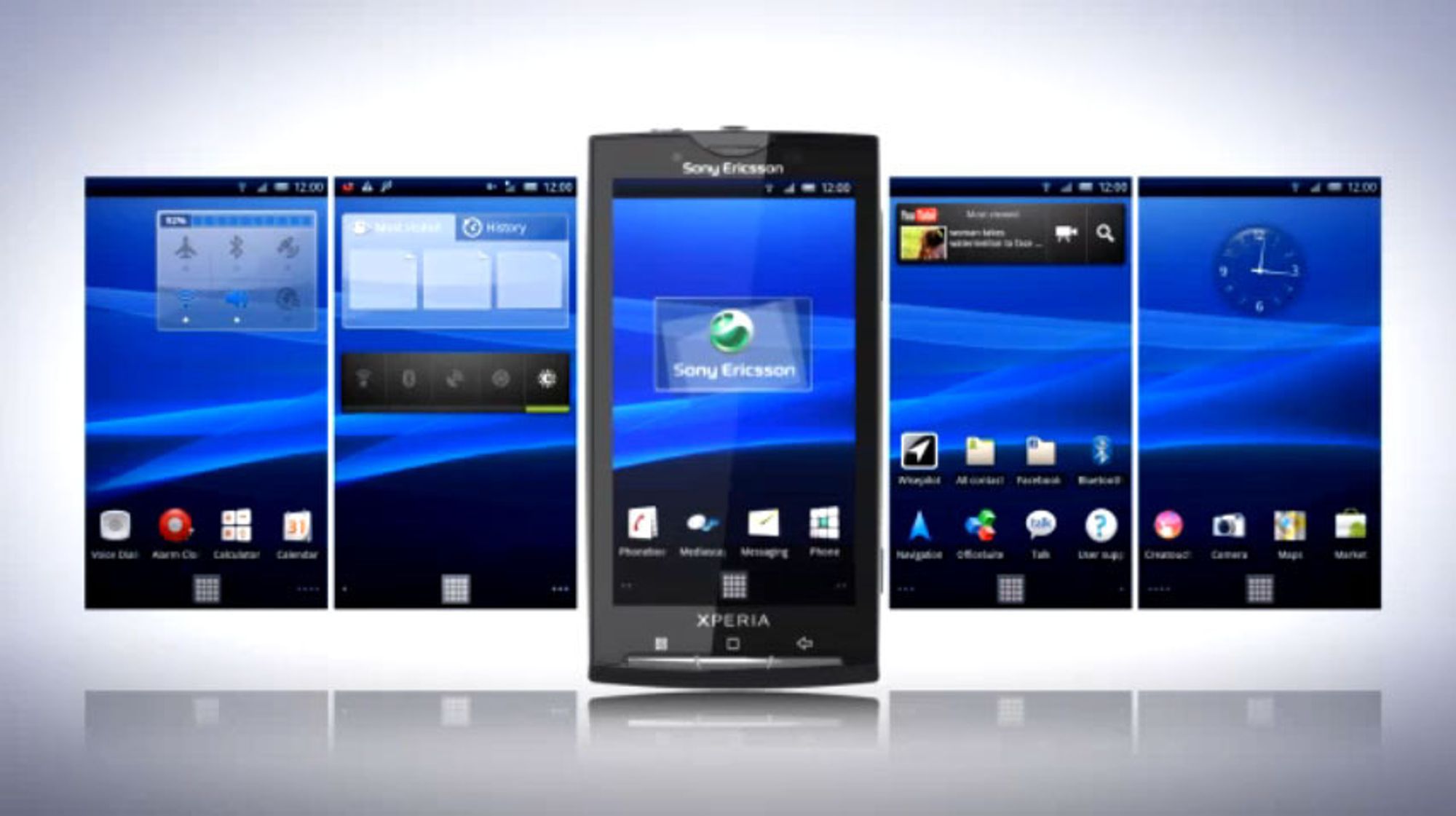 Dette er nytt i Android 2.1 for Xperia X10