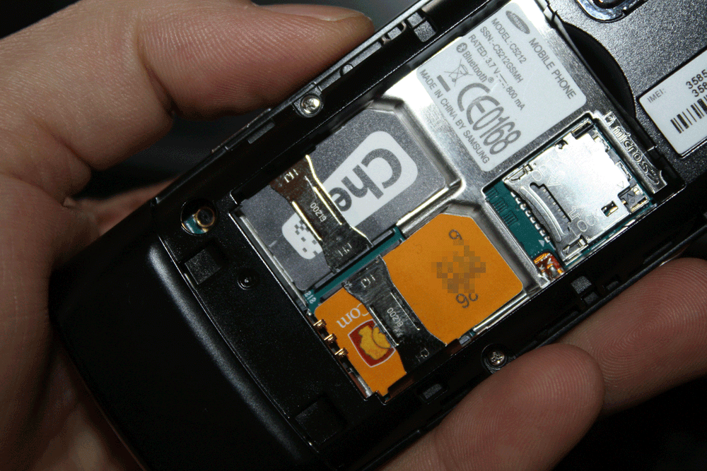 Mobilen med to SIM-kort
