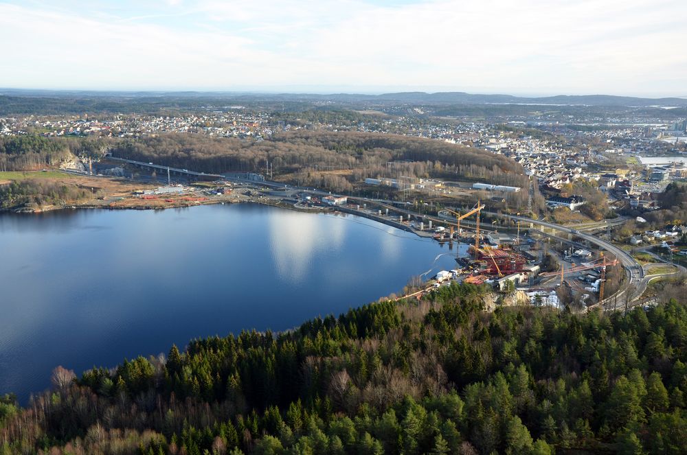 Strekningen som kan delåpnes fra Bommestad til Farriseidet er på ca. 4 km, hvor 2,8 km av dette er den nye Larvikstunnelen.