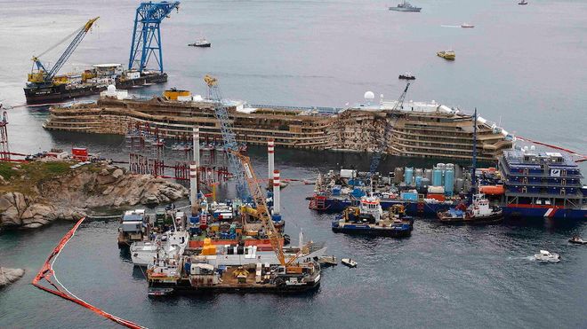 «Urban explorer» tok seg inn i Costa Concordia og filmet ulovlig