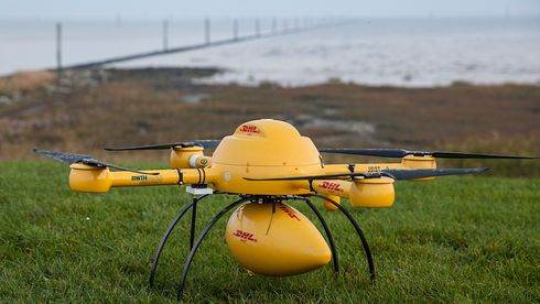 Denne dronen skal frakte medisiner til en øy i Nordsjøen