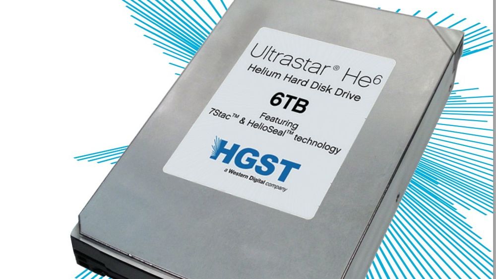 I tillegg til rekordstor lagringsplass, skal harddisken ifølge HGST ha &quot;49 prosent lavere forbruk av watt per terabyte&quot;.
