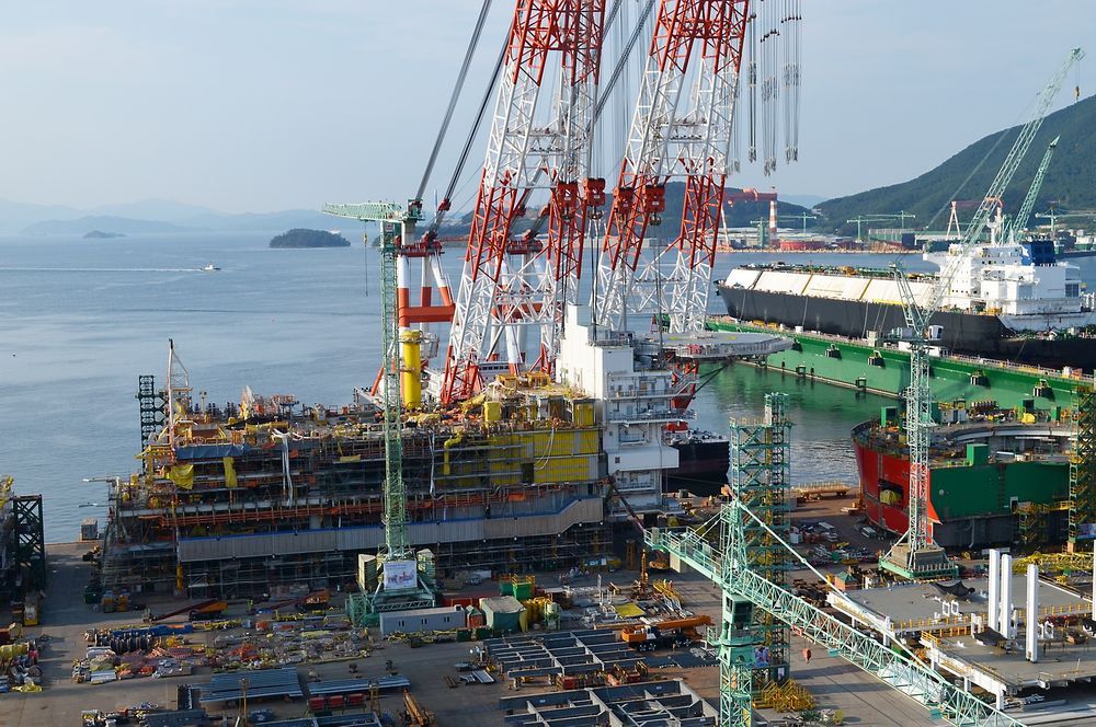 Valemon er bare ett av flere norske nybygg som blir bygget i Korea. Statoil mener det er flere årsaker enn bare pris. 