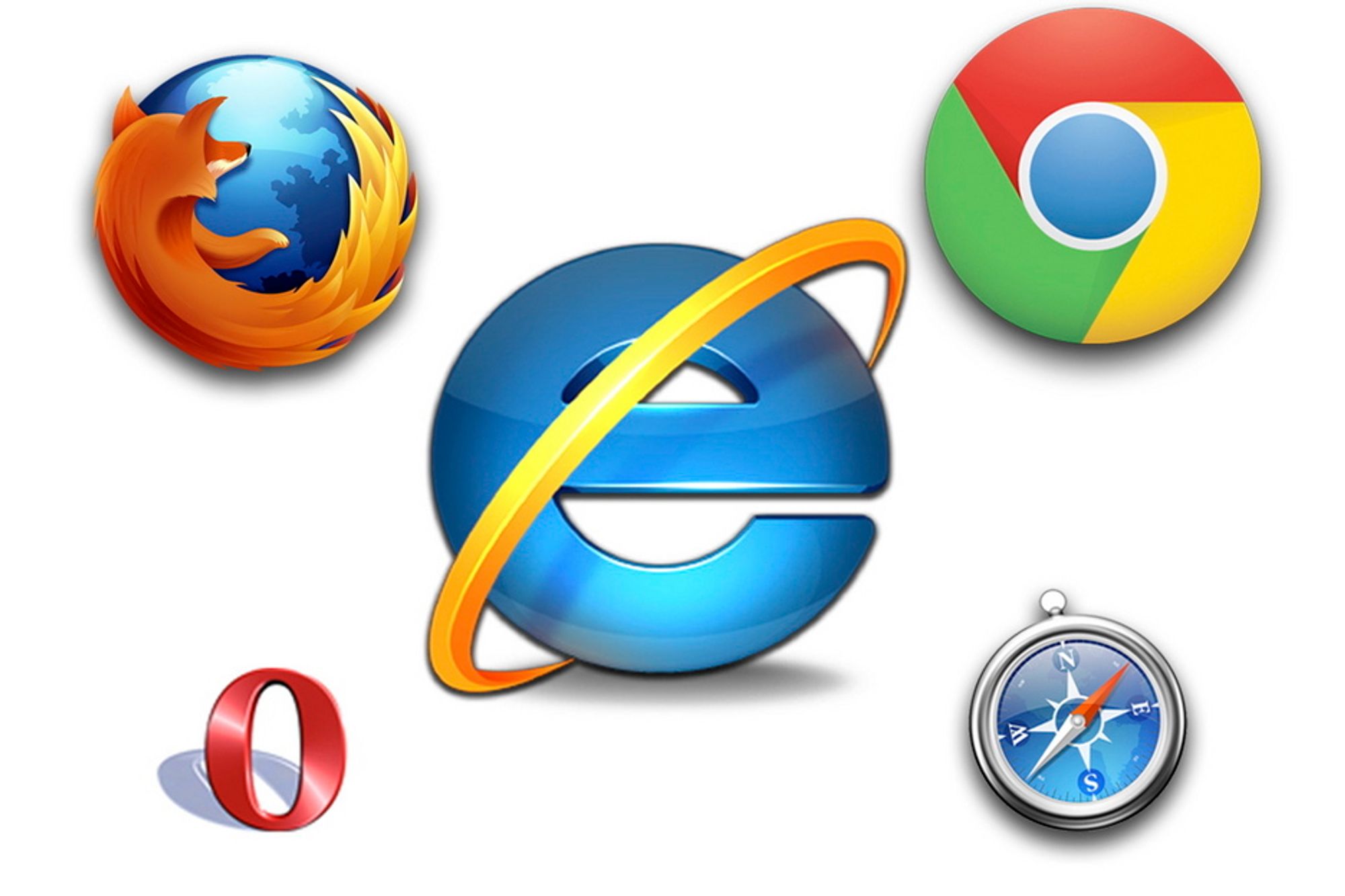I BANE: Google Chrome hadde et svært godt 2011, mens Internet Explorer og Mozilla Firefox ser ut til å miste markedsandeler.