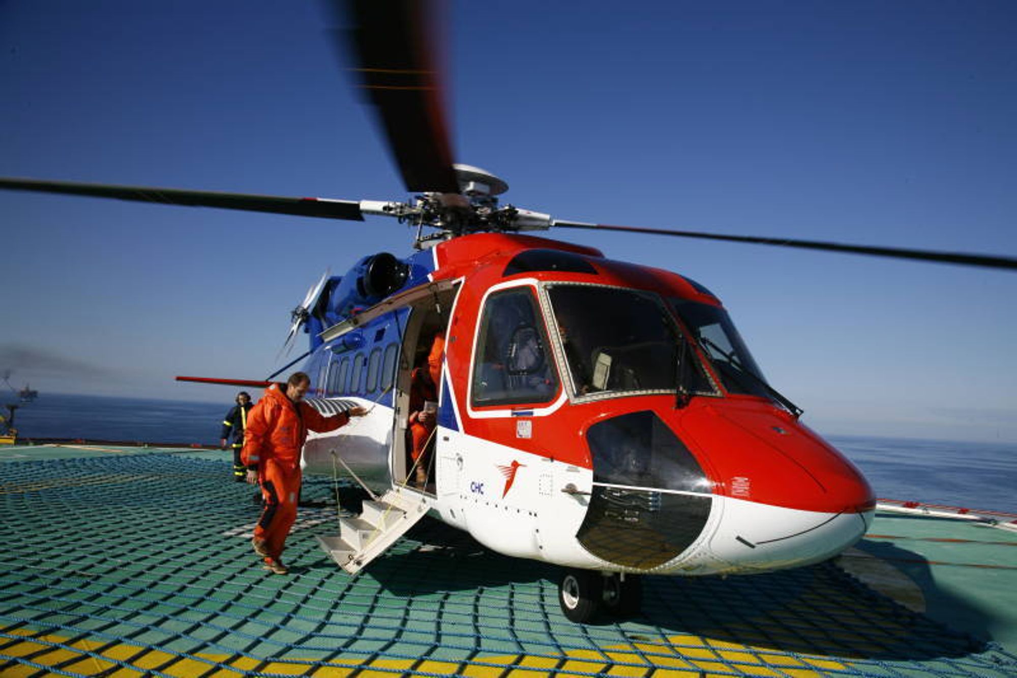 Et av CHC Helikopter Service&#039; Sikorsky S-92-helikoptre.