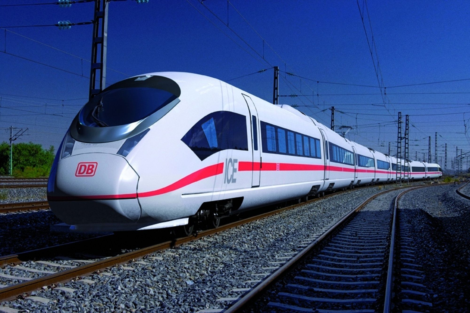 400 KM/T: Siemens har nylig inngått en langsiktig milliard-kontrakt med Deutsche Bahn om levering av de nye Velaro-togene som i tester har oppnådd over 400 km/t.